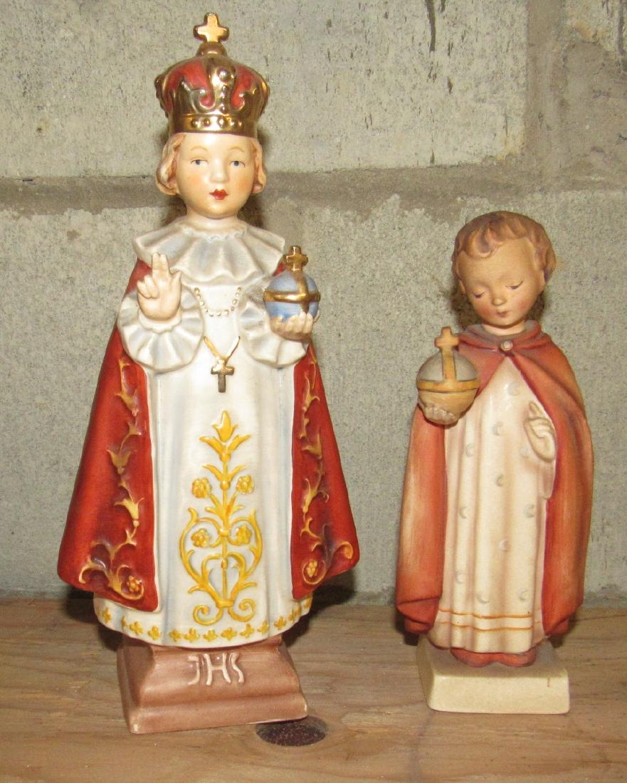 Goebel Sacrart & US Zone Germany Religious Figurines: Sacrart is approx. 9 3/4" tall