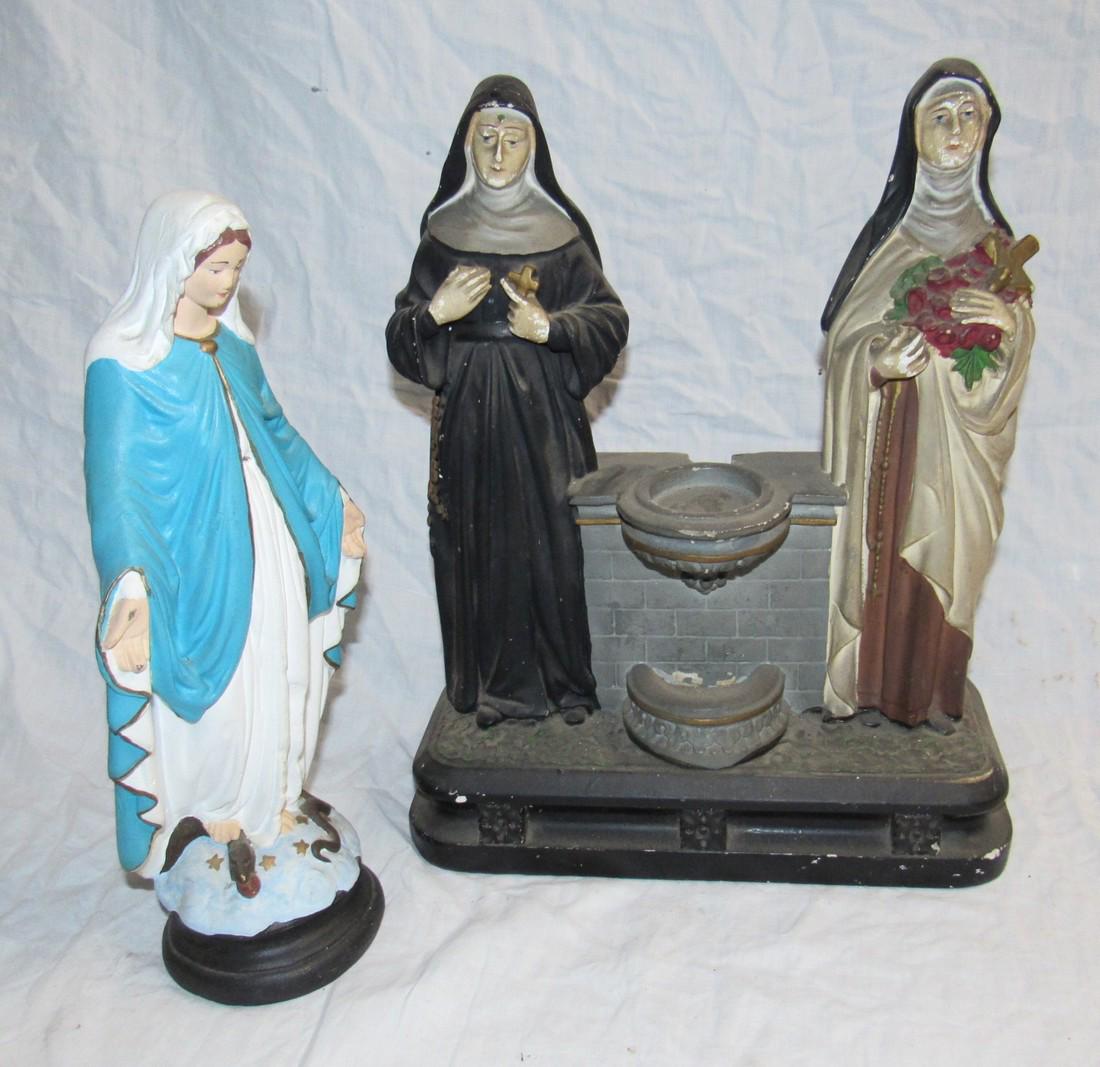 Plaster Religious Pellegrini Statue (1 of 4)