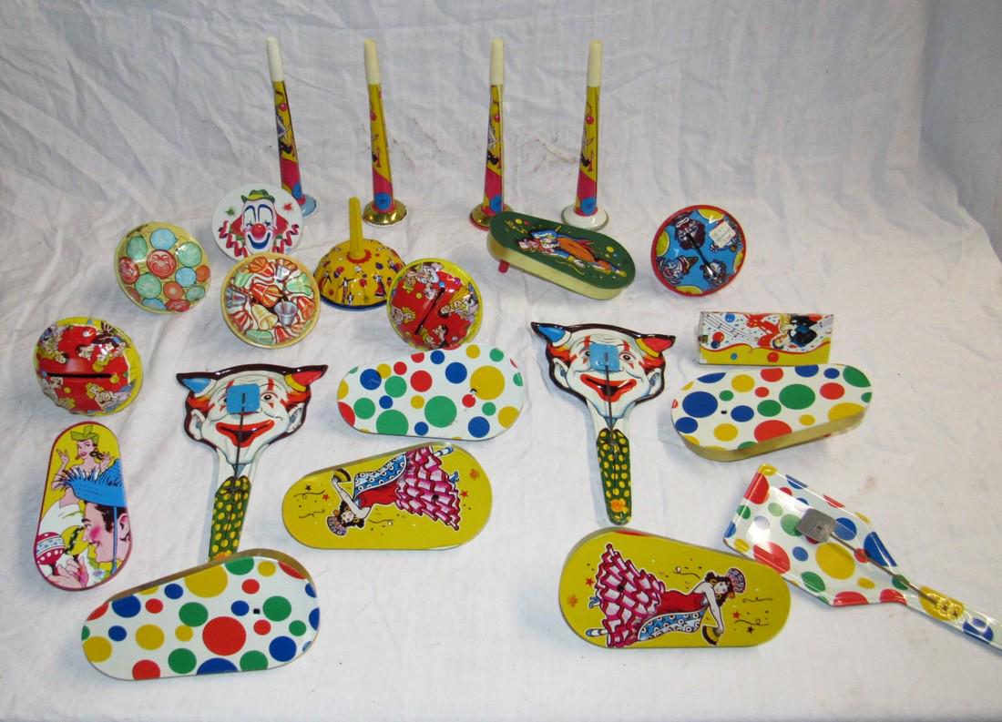 22 Vintage Noisemakers: Getting all 22 noise makers pictured