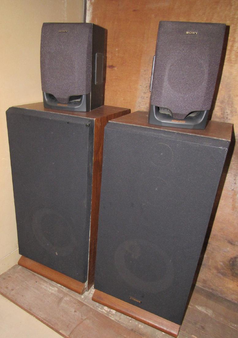 Fisher & Sony Speakers (1 of 2)