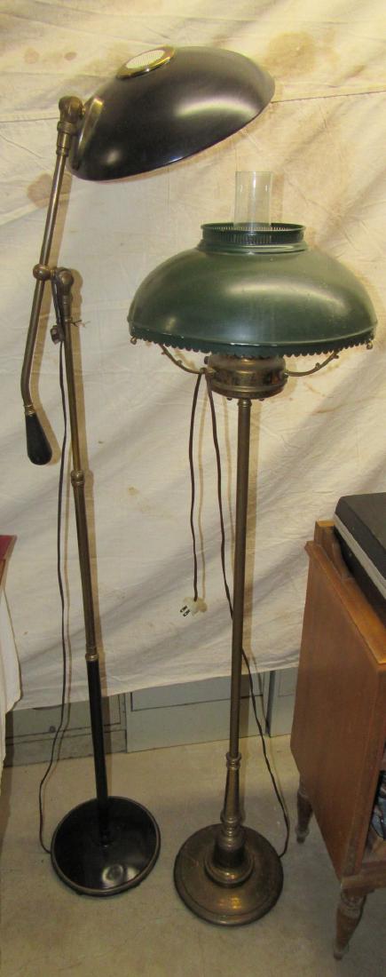 Vintage Adjustable Brass Floor Lamp (1 of 6)