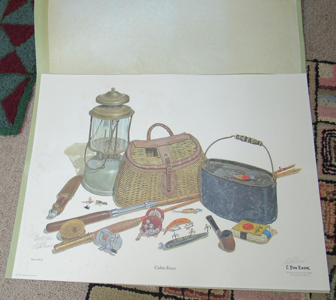 Don Ensor Cabin Fever Print Jack & Jill Cowboy Cut Out (1 of 5)