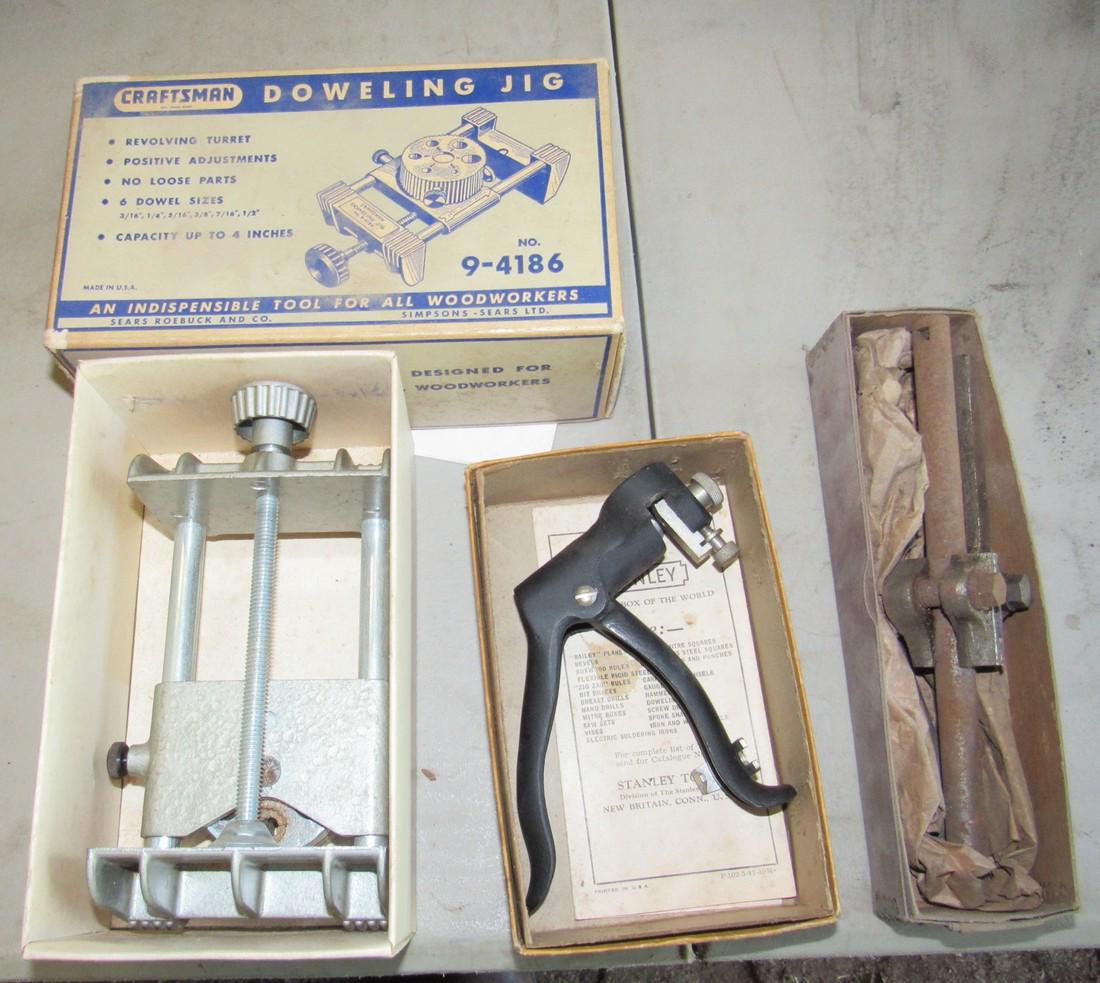 Craftsman Doweling Jig Stanley Saw Set &  Tool Holder (1 of 1)