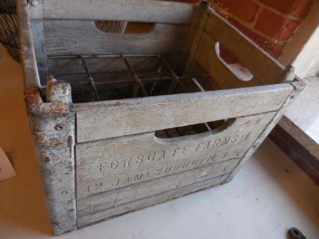 Forsgate Farms Crate: metal and wood crate
