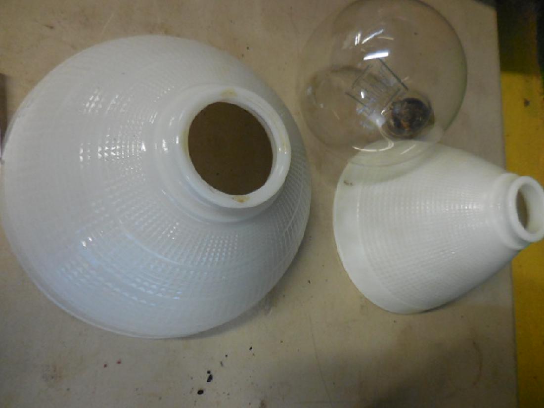 Milk Glass Lamp Shades (1 of 1)