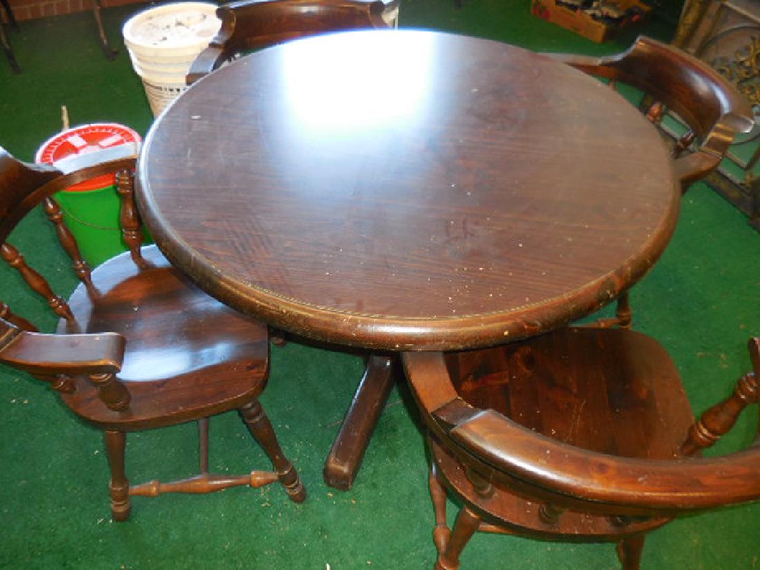 Round Table and Chairs: round table and chairs