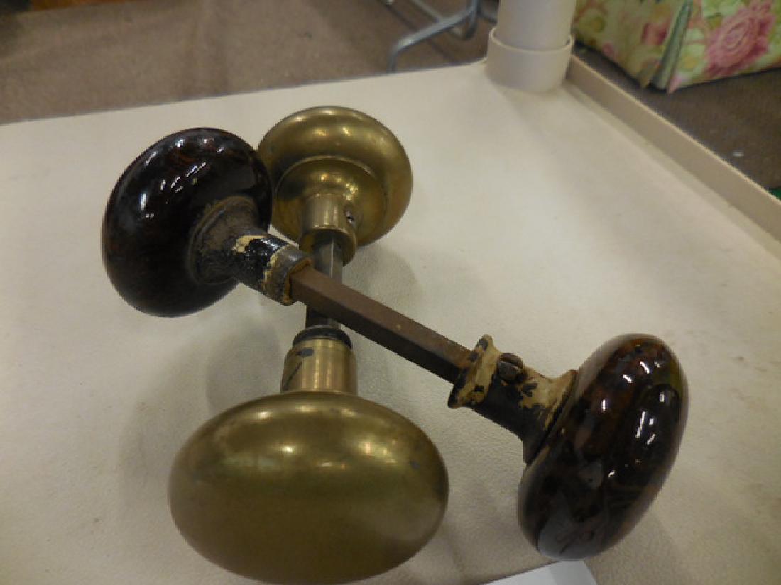 Brass Wood Door Knobs: vintage door knobs