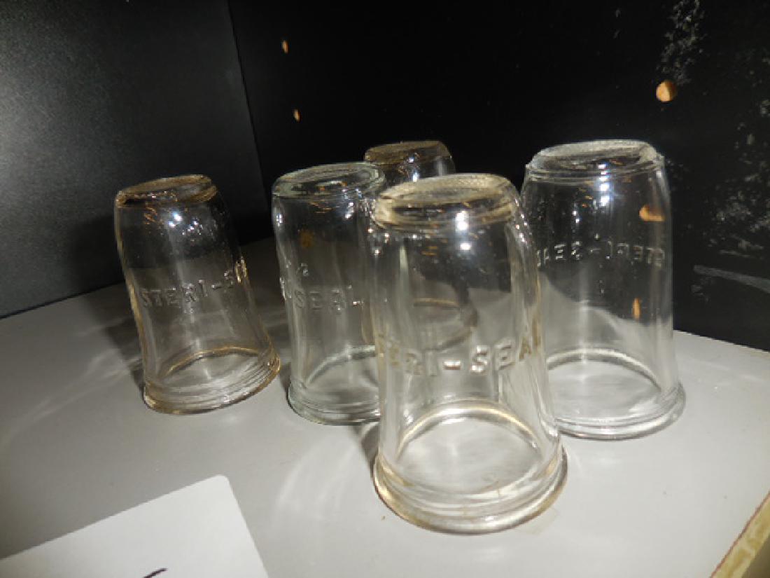 Steri-Seal Glass Nipple Covers: 5 total
