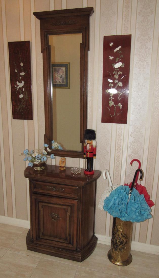 Hammary Stand Mirror Prints Wall Hangings Limoges Plate (1 of 11)