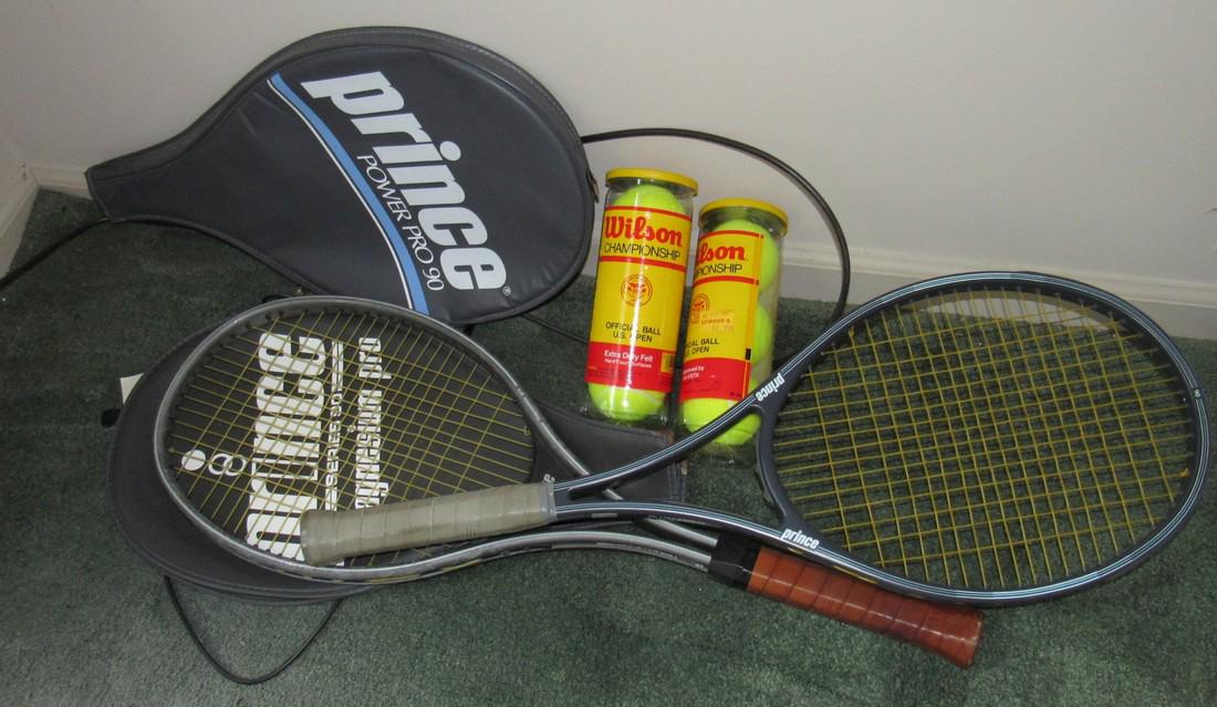 Prince Tennis Raquets and Wilson Balls (1 of 1)
