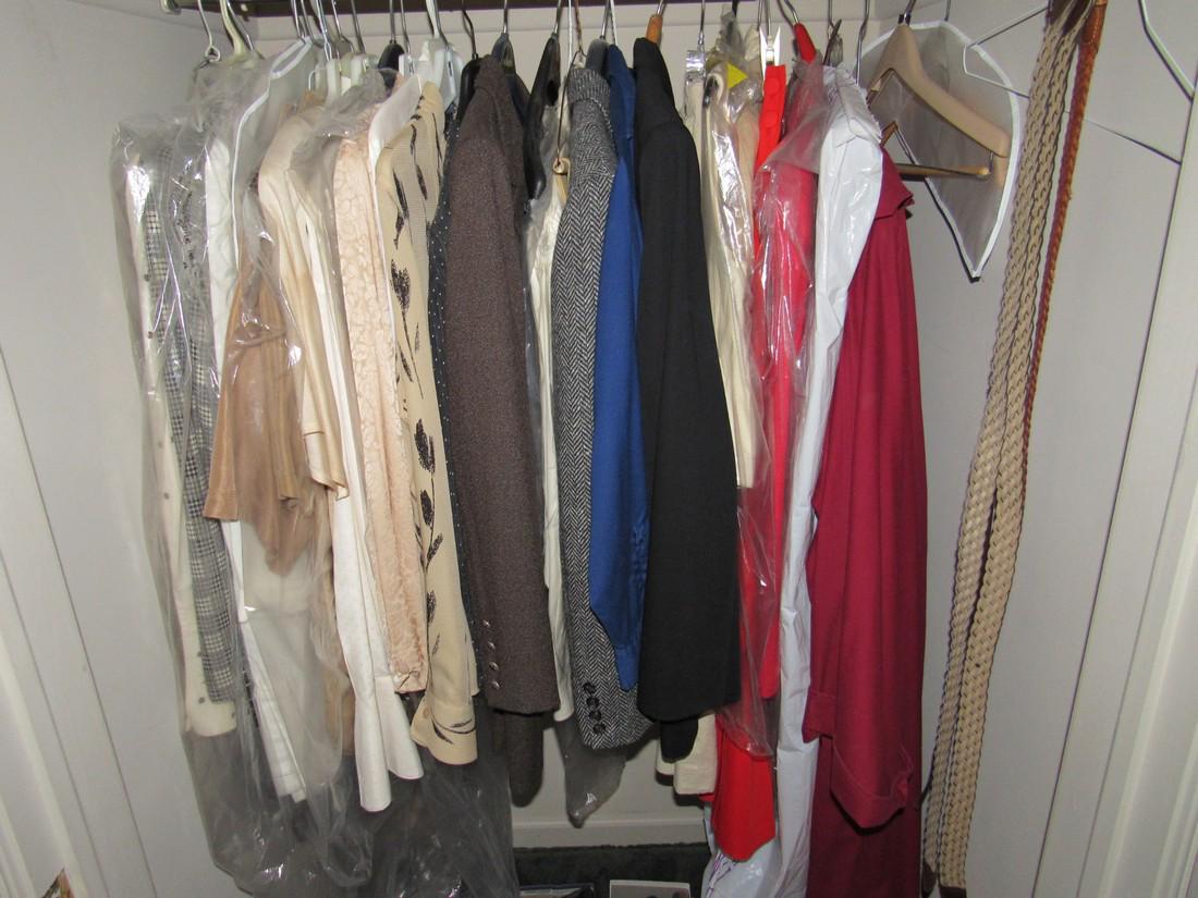 Clothing Coats Shoes Closet Lot (1 of 3)