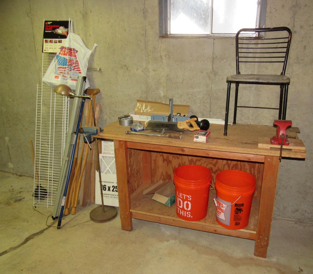 Stanley 700 Wilton 4" Vises and Workbench Contents (1 of 7)