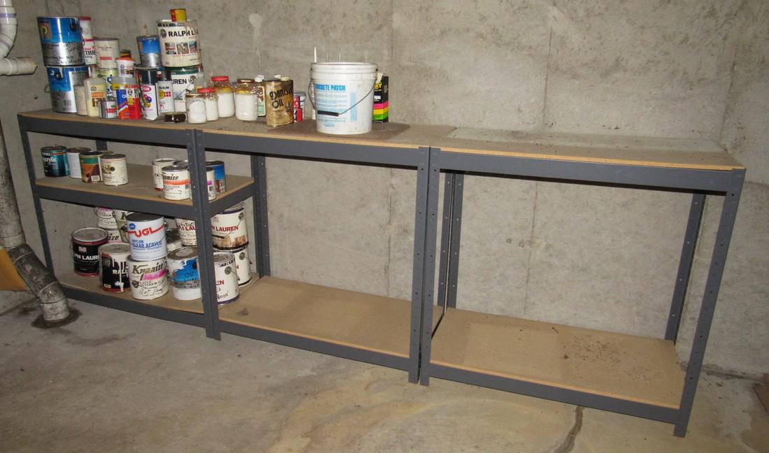 3 Metal Shelves and Paint (1 of 4)