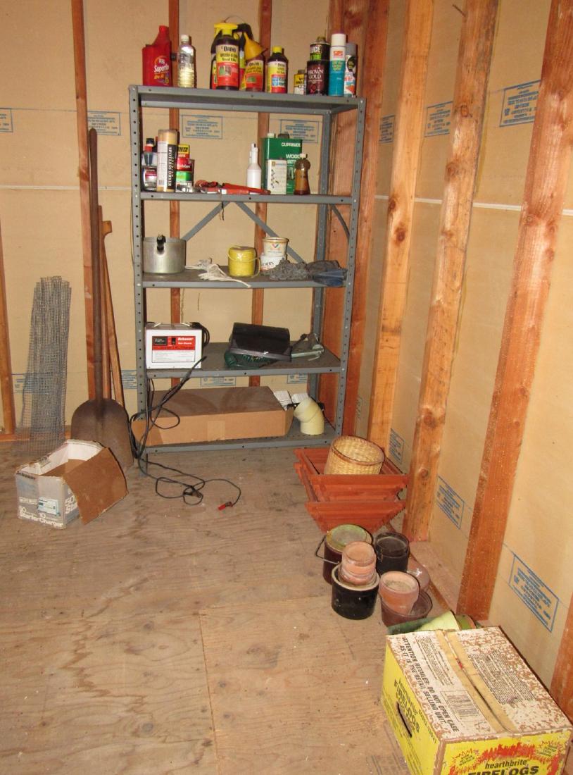 Metal Shelf Battery Charger Trash Bags Tools Planters (1 of 6)