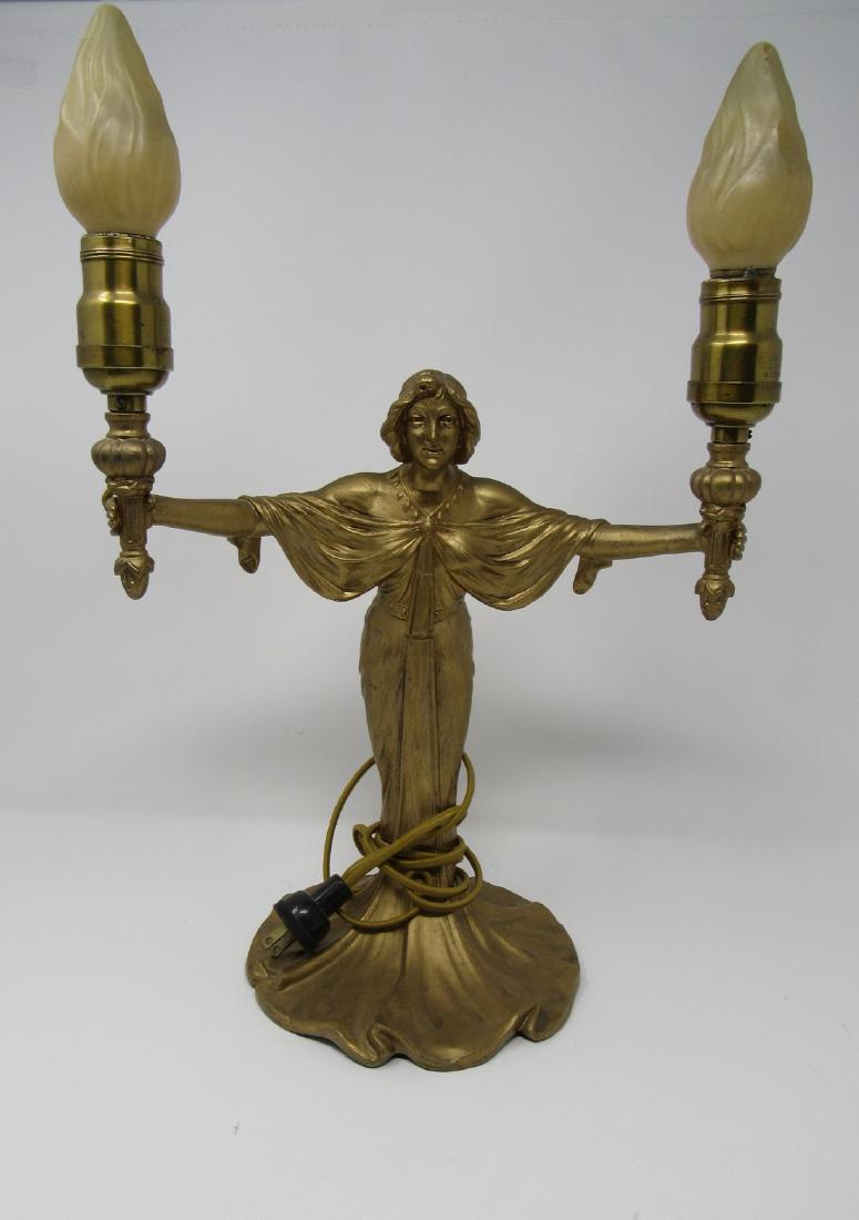 Antique Figural Table Lamp