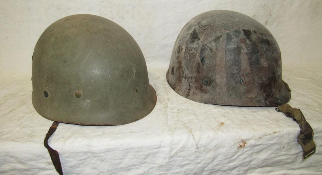 2 World War II Era Amry Helmet Liners (1 of 4)