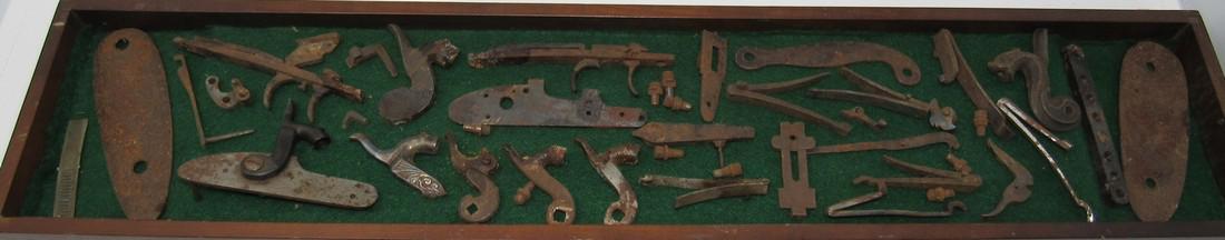 Antique Gun Parts Lot: Getting all pictured.