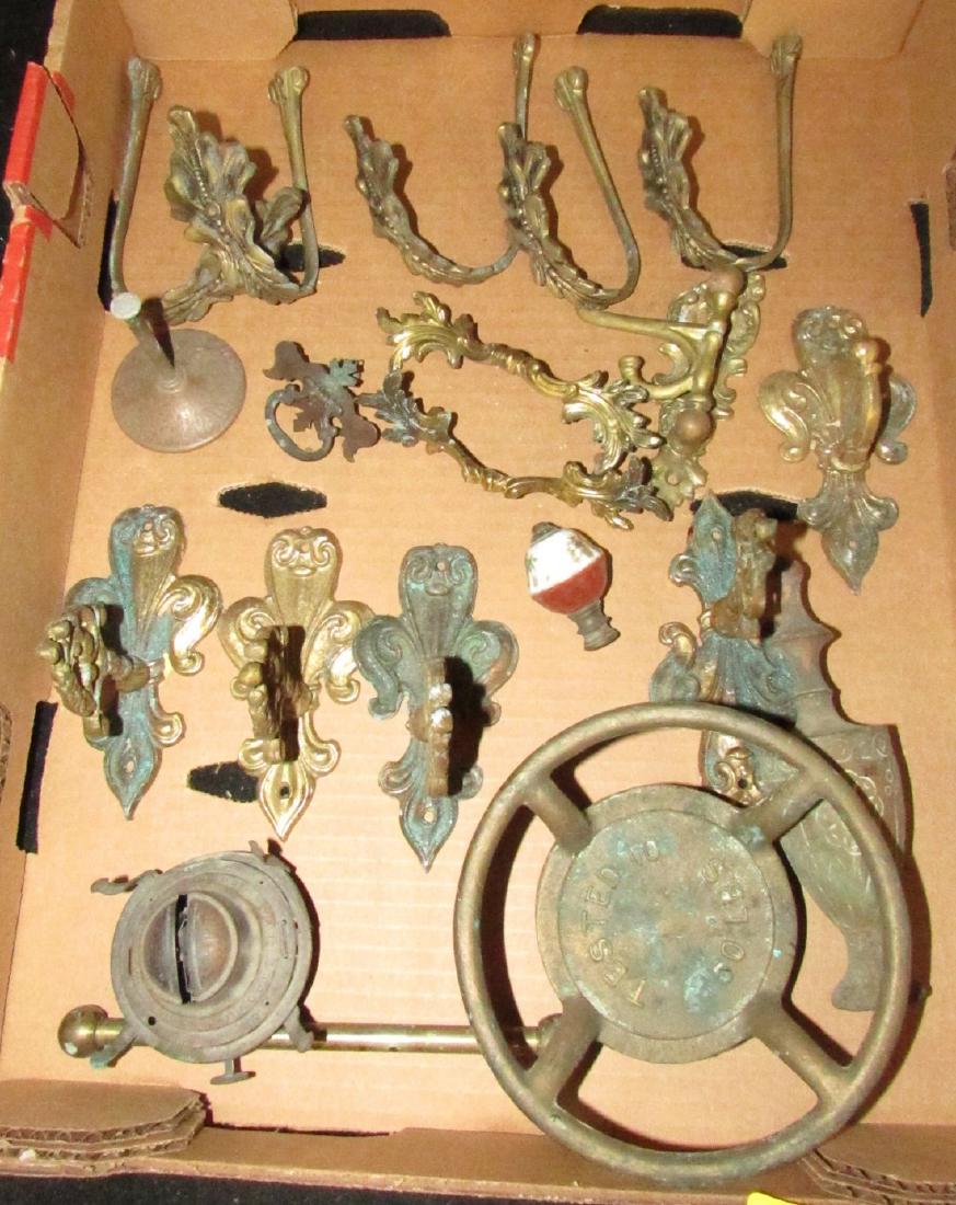 Brass Curtain Tiebacks Hardware Macbeth Oil Lamp Burner (1 of 4)