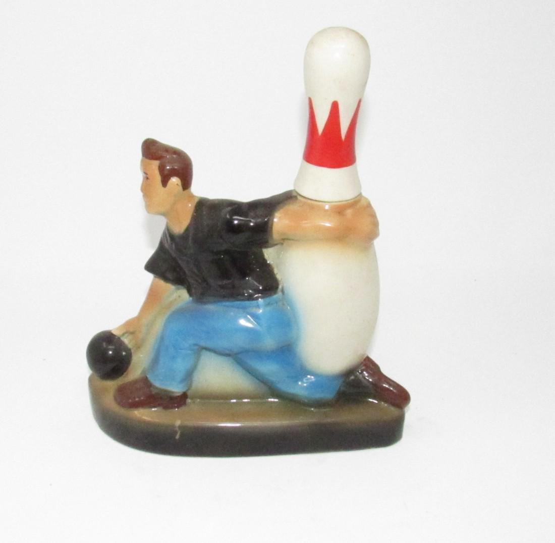1973 Heritage Erza Bowling Bowler Decanter: Approx. 10 3/4" tall