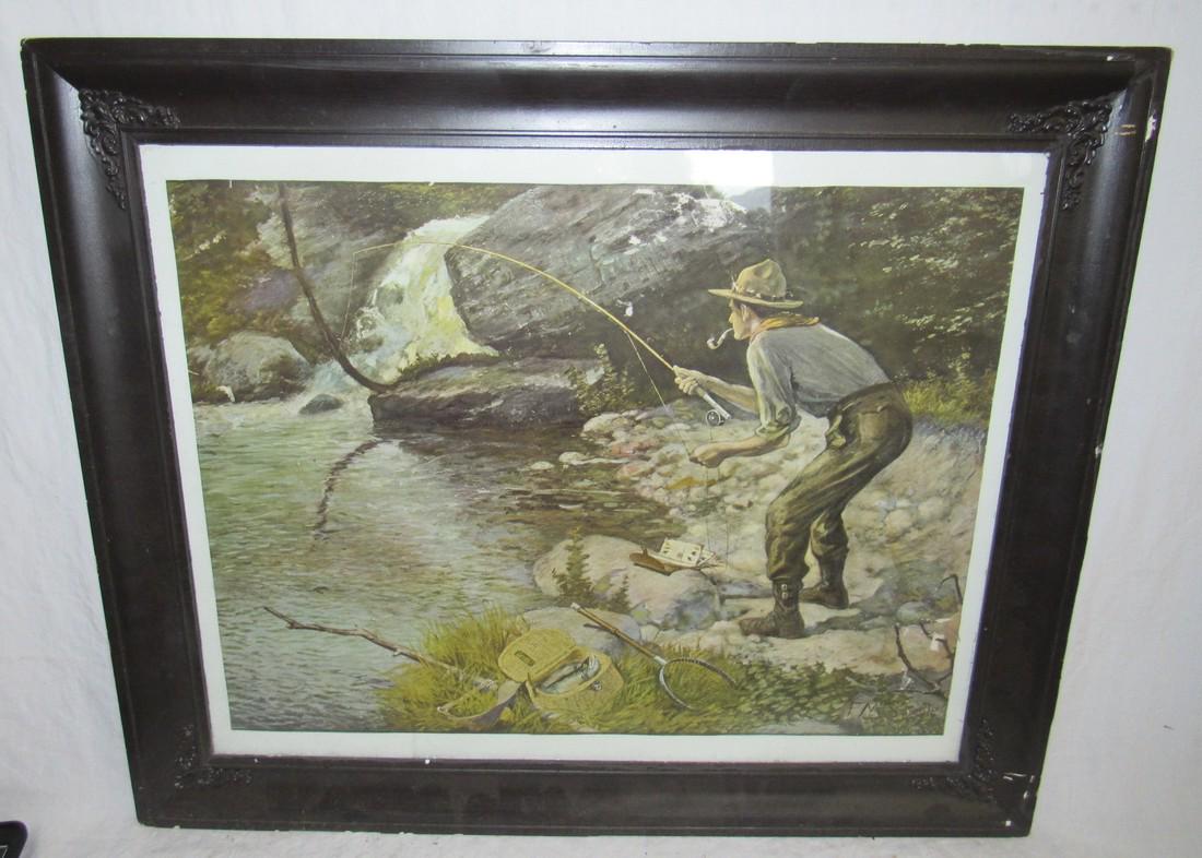 Framed Fishing Print (1 of 3)