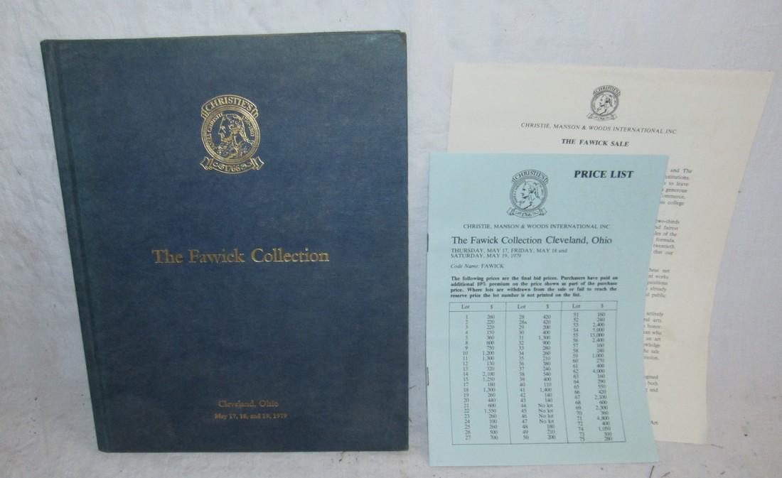 Christies 1979 Fawick Collection Catalog Oriental Art (1 of 4)