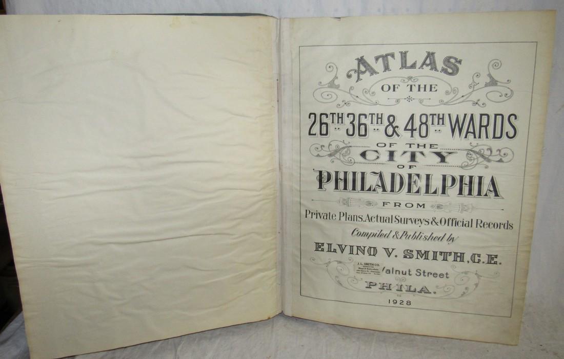 1928 Philadelphia 26th 36th 48th Wards Atlas Map Book (1 of 5)