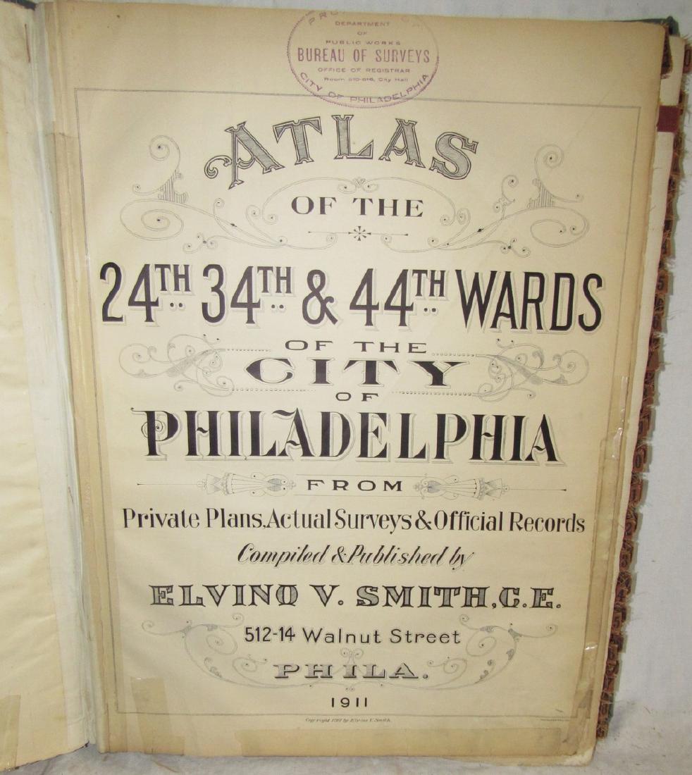 1911 Philadelphia 24 34 44 Wards Atlas Map Book (1 of 6)