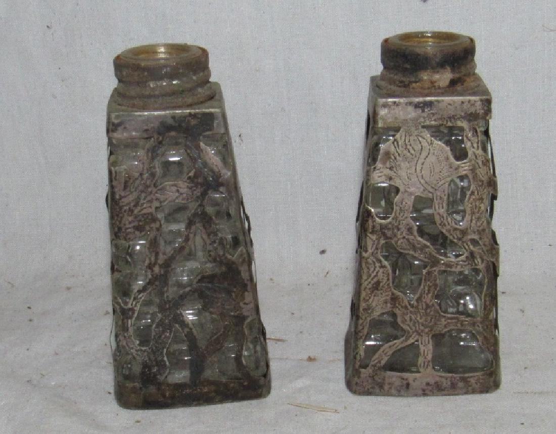 925 Sterling Silver Overlay Salt & Pepper Shakers (1 of 4)