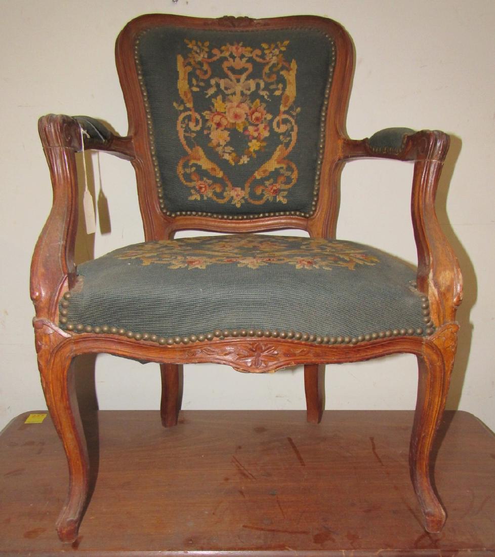 French Needlepoint Arm Chair (1 of 5)