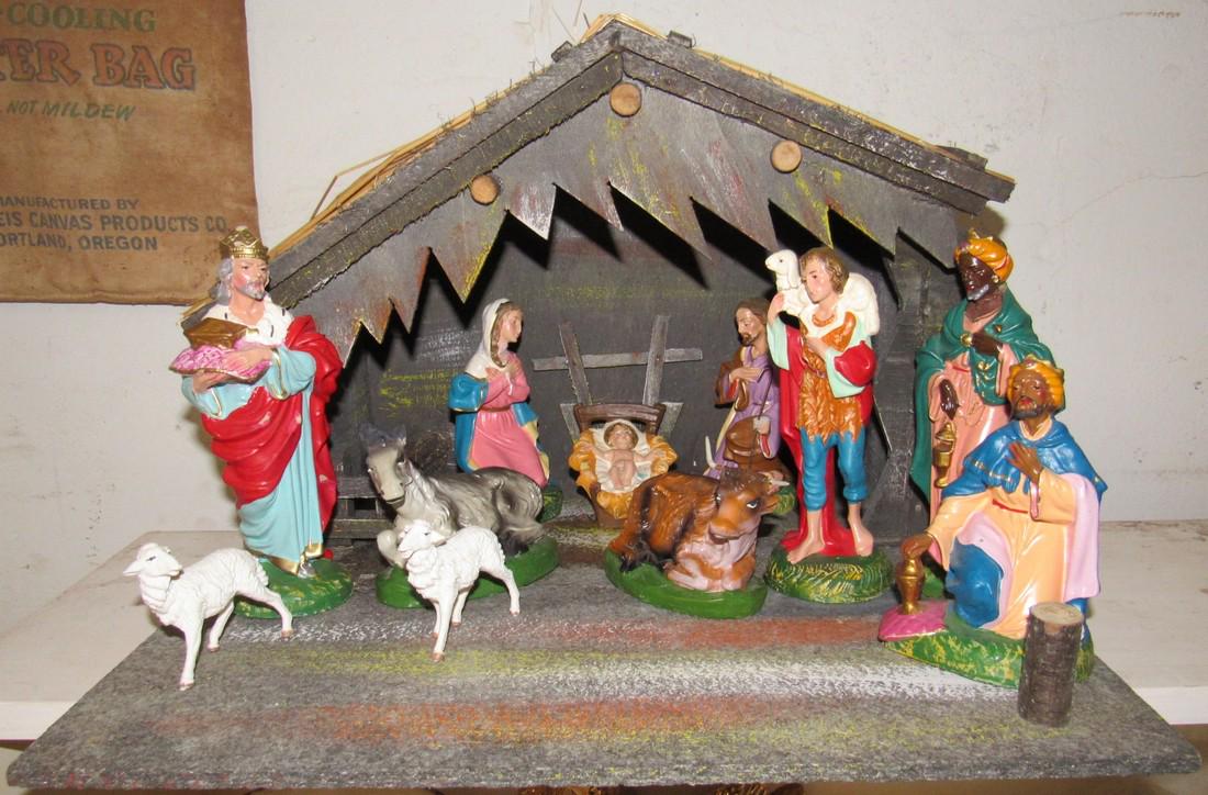 Hand Painted Italy Nativity Scene (1 of 3)