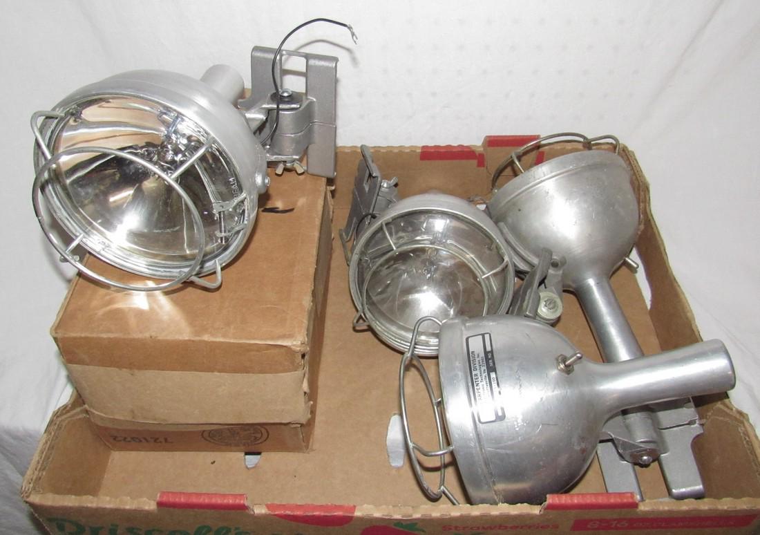 Carpenter F5-100 Spot Lights: Getting all 4 , sold in untested condition