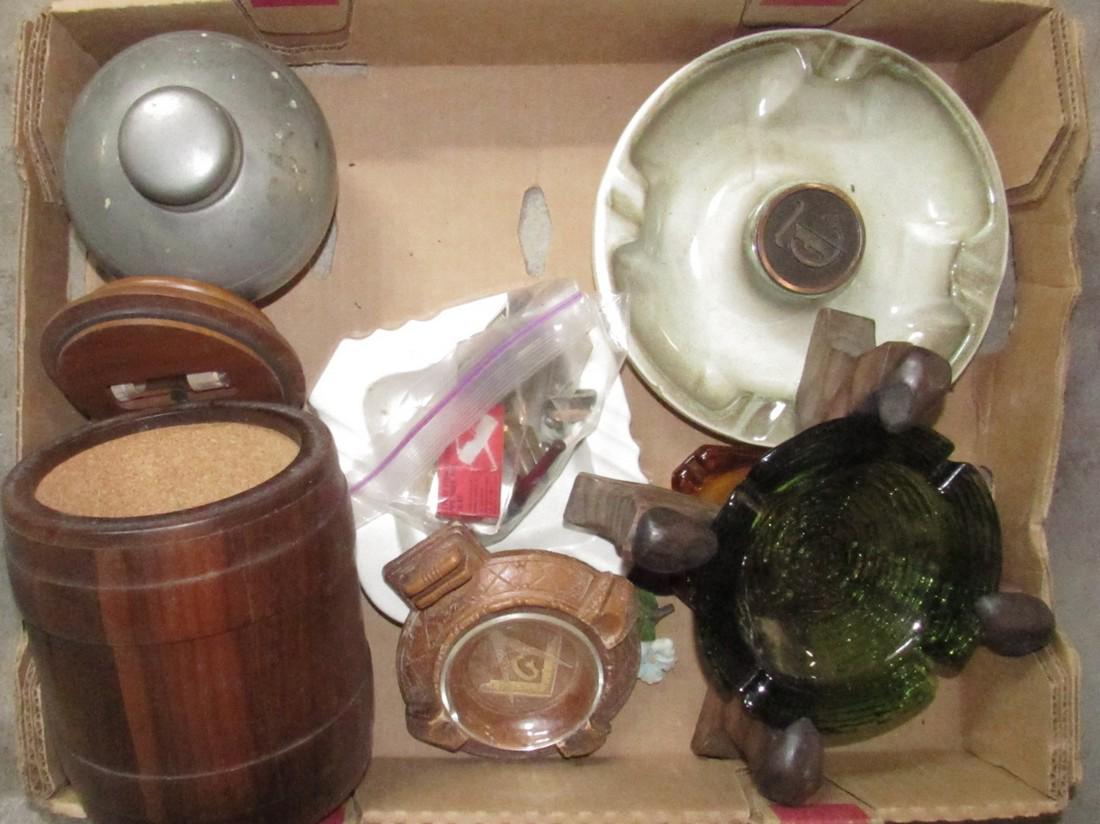 Hyde Park Ashtray Abercrombie & Fitch Tobacco Jar (1 of 2)