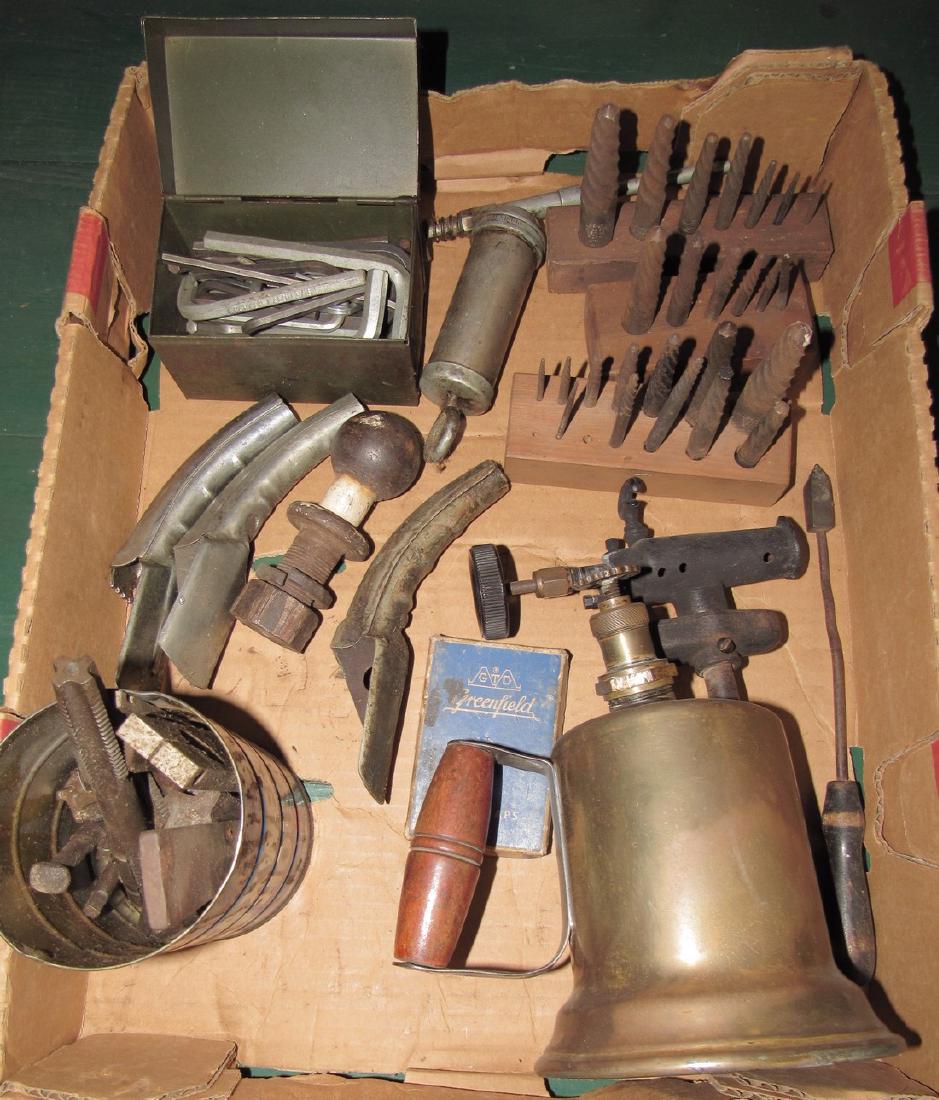 Greenfield Taps Reamers Blow Torch Tools Lot (1 of 4)