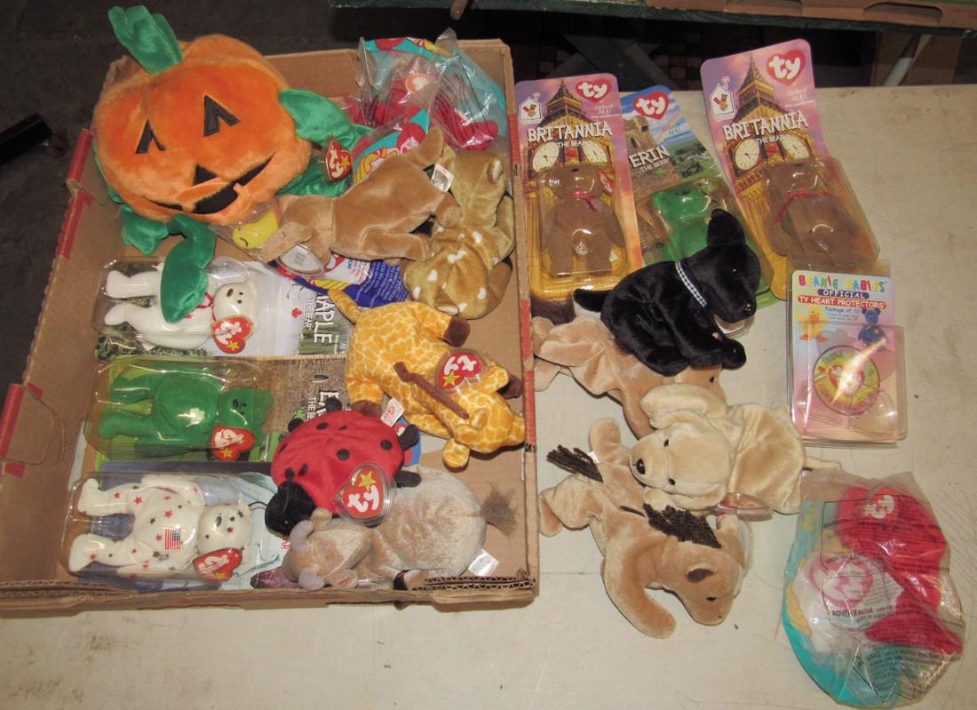 Ty Beanie Babies: Getting all pictured. Must take all