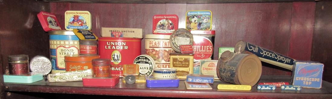 Lot of Misc Advertising Tins (1 of 4)