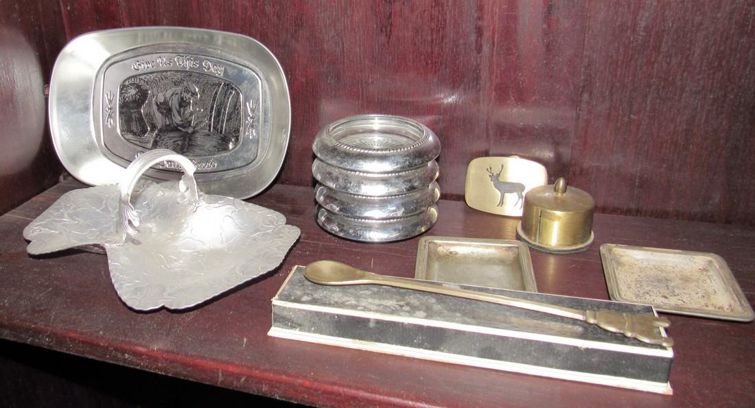 Silverplate Coasters Aluminumware & Misc (1 of 2)