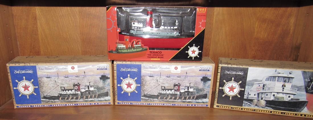 Texaco Tugboat Banks: Getting all 4 pictured