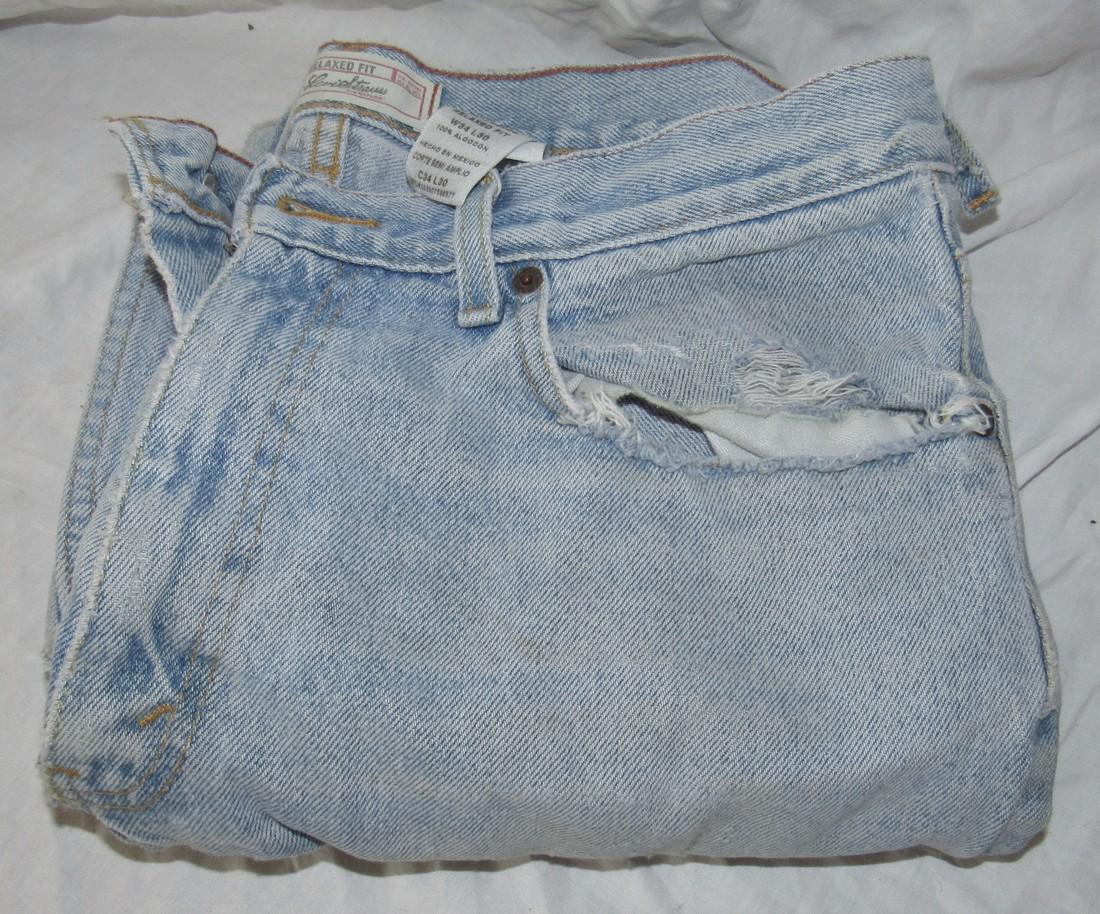 Vintage Levi Strauss 34x30 Denim Jeans (1 of 4)