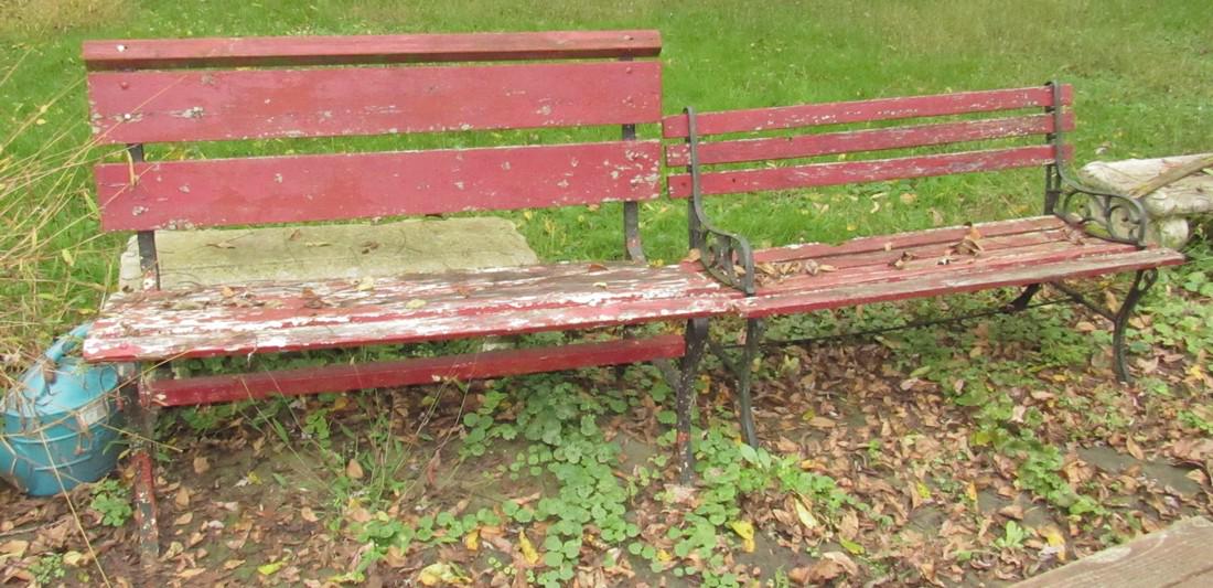 2 Park Benches and Picnic Table (1 of 5)