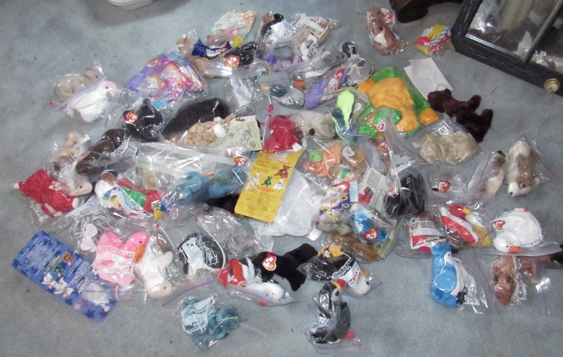 Large Lot of Beanie Babies: Getting all items pictured