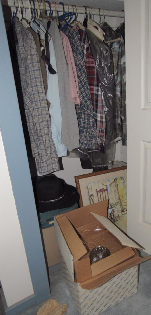 Mens Clothing Closet Shirts & Misc Contents (1 of 5)