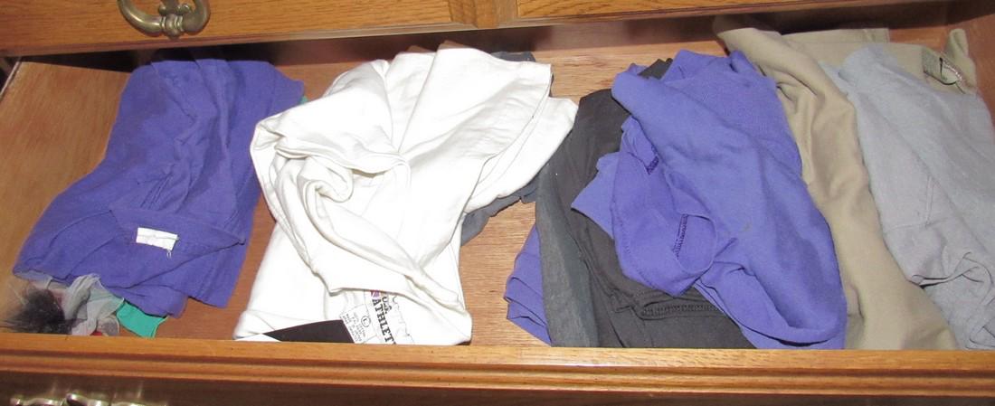 Contents of Dresser Drawers Shirts Sweatshirts Pants (1 of 6)