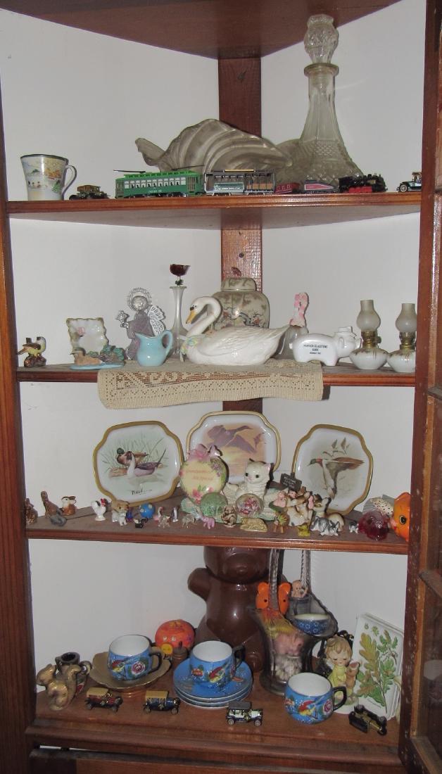 Knick Knacks Figurines Contents of Corner Cabinet (1 of 4)