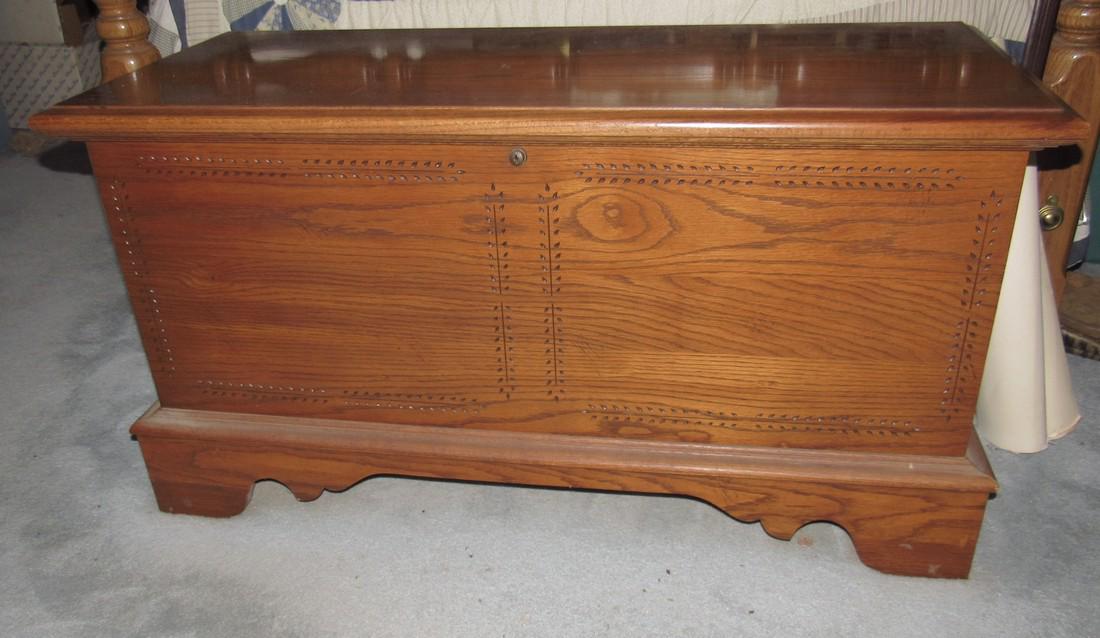 Cedar Chest & Contents: Approx. 18 1/2" x 45" x 23 1/2" tall. Nice condition