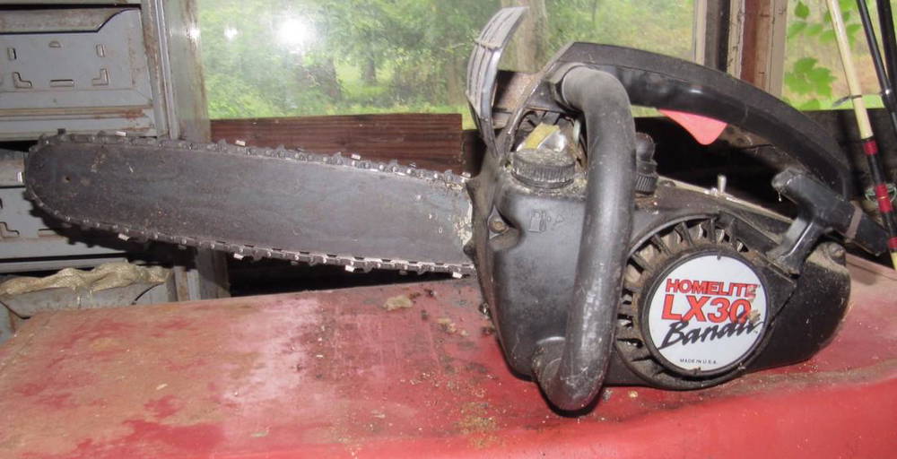 Homelite Lx30 Bandit Chainsaw With Approx 12" Bar