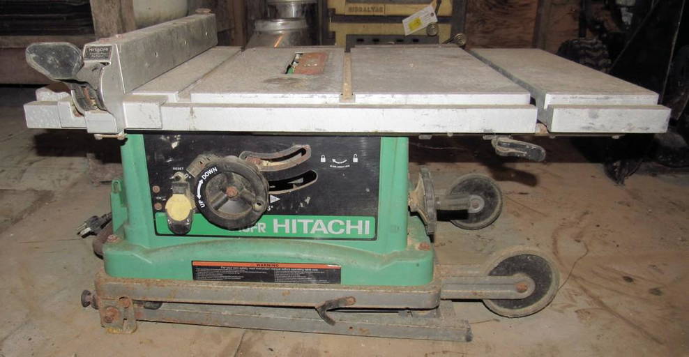Hitachi C10FR Table Saw Oct 23, 2018 M.J. Stasak Jr. Auction and