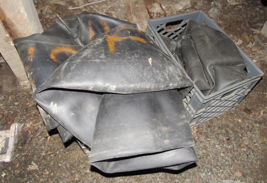 2 Crate of Tire Tubes: 2 crates of tubes