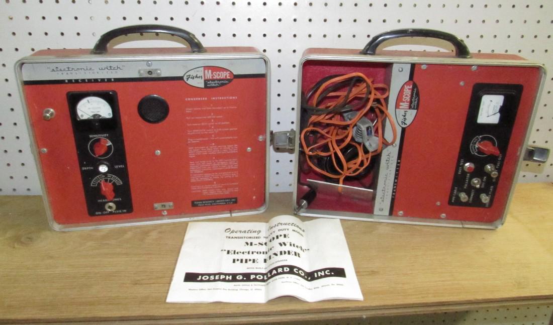 Fisher M Scope Electronic Witch Receiver: Sold in untested condition