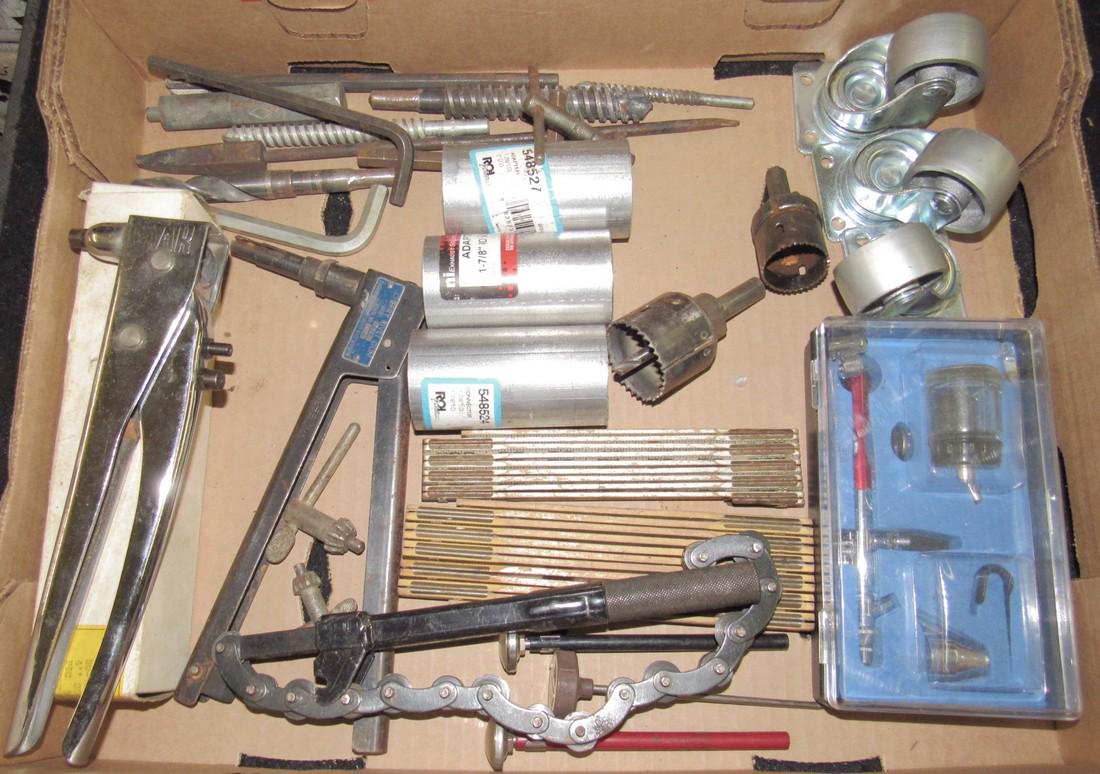 Rivet Guns Pipe Cutter Concrete Drill Bits Casters Box (1 of 4)