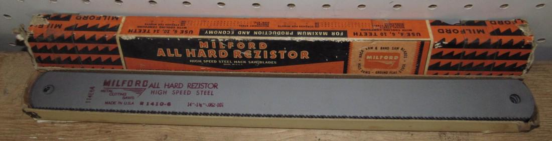 Milford 14" Power Hack Saw Blades All Hard Rezistor (1 of 2)